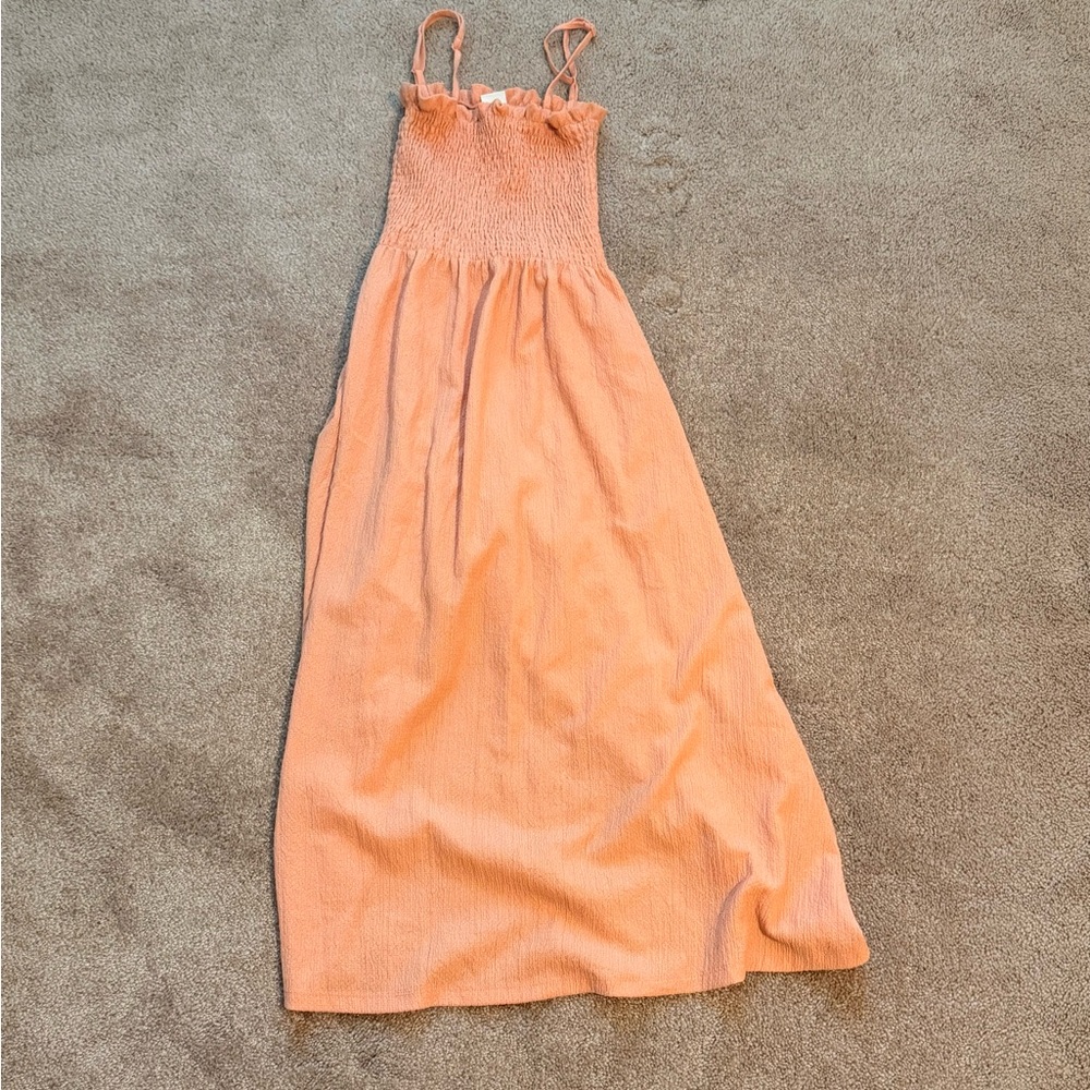 H&M Peach Maxi Dress